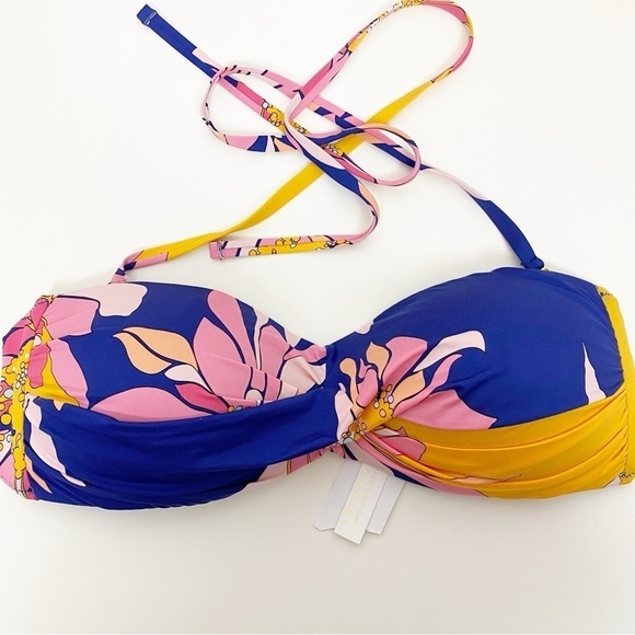 Trina Turk Breeze High Waist Bandeau Bikini Set - Picture 3 of 8